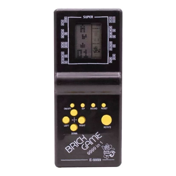 Consola De Juegos Retro Tetris 9999 En 1 Color Negro