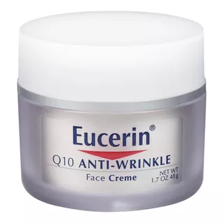 Crema Eucerin Piel Sensible Para Rostro Con Q10, Antiarrugas