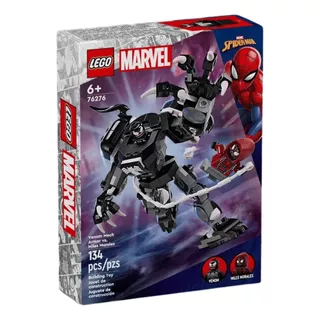 Lego Super Heroes 76276 Armadura Mech Venom Vs Miles Morales Quantidade De Peças 134 Versão Do Personagem Marvel Spider-man