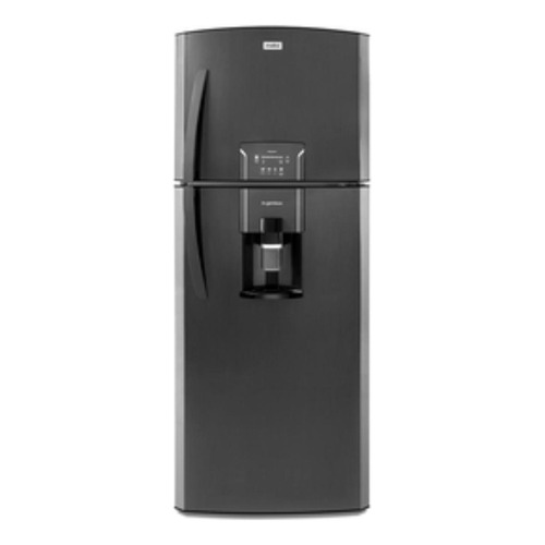 Nevera no frost Mabe RMP400F black stainless steel con freezer 400L 110V