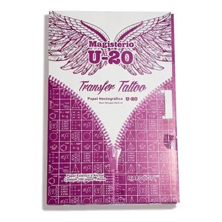 Papel Hectográfico Stencil U-20 100 Folhas Para Tattoo