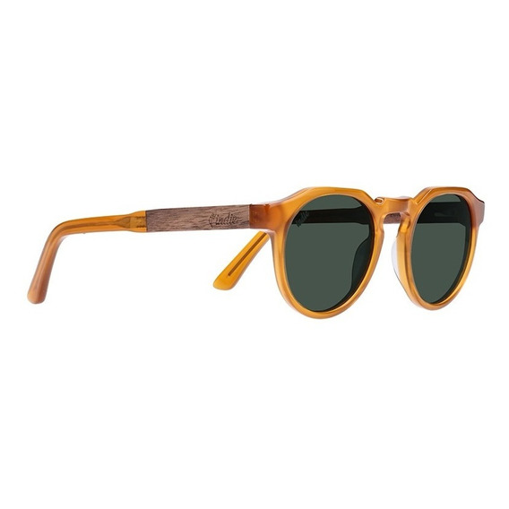 Lentes De Sol De Madera Y Acetato Polarizados Indie - Honey