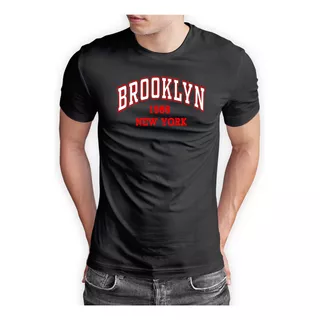 Camiseta Camisa Brooklyn New York 1988 Ghetto Malha Premium