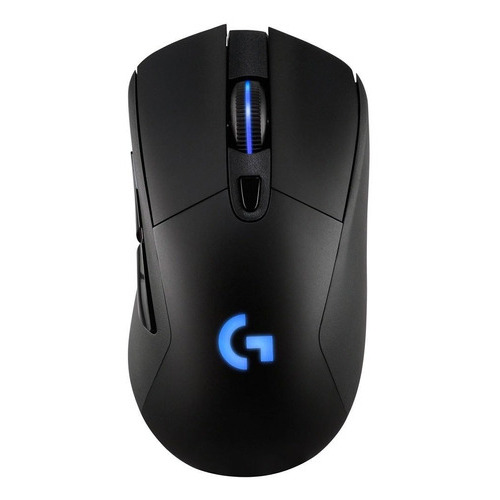 Mouse Gamer Logitech G703 Inalámbrico Recargable Sensor Hero Color Negro