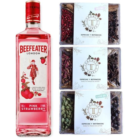 Gin Beefeater Pink + Indomita Mix Classic-spicy-citric