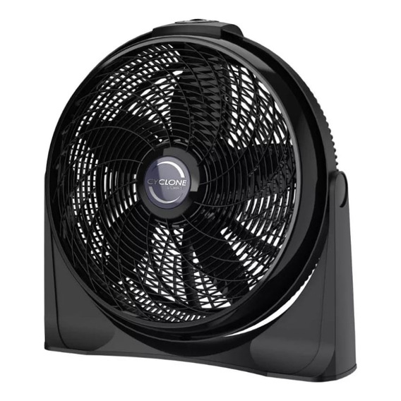 Ventilador Cyclone Lasko De Piso 20 3 Velocidades Cantidad De Aspas 5 Color De La Estructura Negro Color De Las Aspas Negro Diámetro 20 Cm Frecuencia 120 Material De Las Aspas Plástico