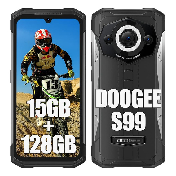 Doogee S99 Rugged Smartphone 15gb+128gb 6.3 Fhd+6000ma Negro