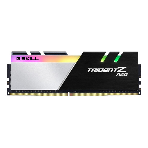 Memoria RAM Trident Z Neo gamer color negro/plata  16GB 2 G.Skill F4-3200C16D-16GTZN