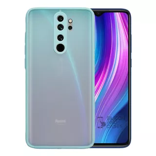 Carcasa Para Xiaomi Redmi Note 8 Pro Borde Colores Prot Cam