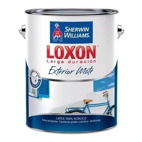 Loxon Larga Duración Exterior Mate Colores X 4 Lts Color Cafe
