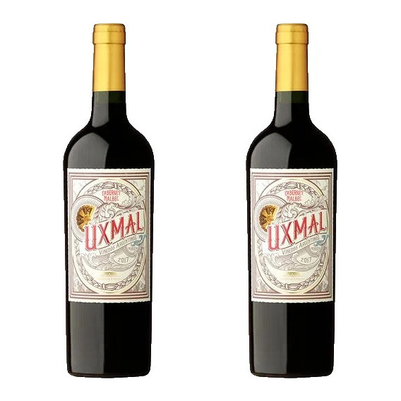 Vino Uxmal Cabernet - Malbec X750 Pack X2