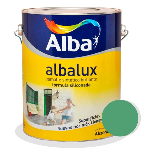 Albalux Colores Brillante 1lts Esmalte Sintetico - Sagitario Color Verde claro