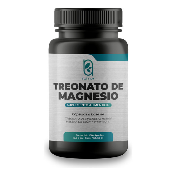 Treonato De Magnesio Con Melena De Leon Y Vit. C - 100 Caps