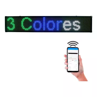 Letrero Led 3 Colores Anuncio Publicidad Programable Display