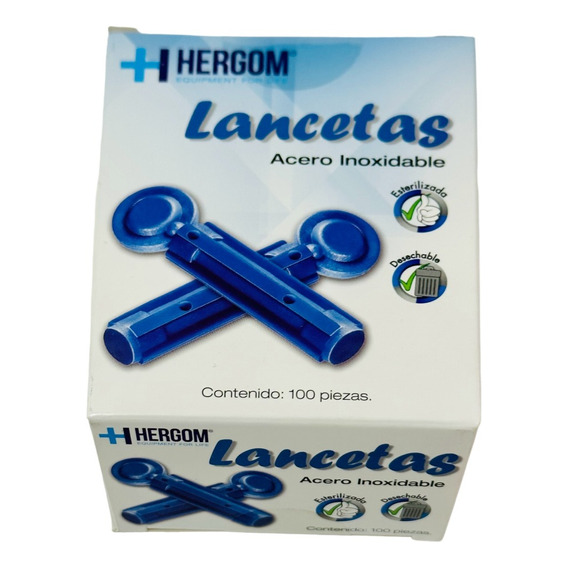 Lancetas Universales C/100 Lt Mercy Hergom