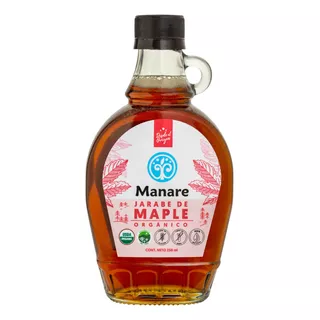 Jarabe De Maple Syrup Organico Manare 250 Ml