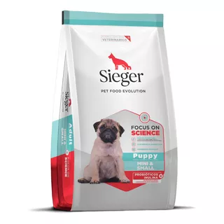 Alimento Sieger Para Perro Cachorro Mordida Pequeña 12 Kg