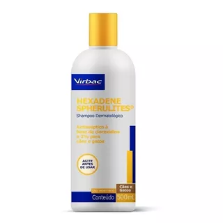 Shampoo Dermatológico Hexadene Spherulites Virbac 500ml Fragrância 500 Ml