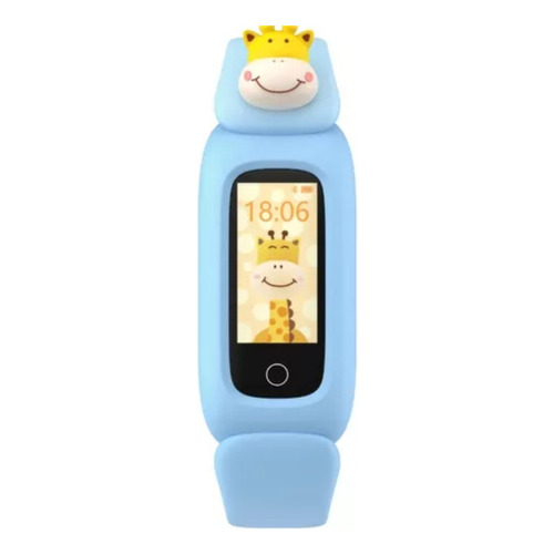 Smartwatch Havit Reloj Para Niños M81 Color de la caja Blanco Color de la malla Celeste Color del bisel Negro