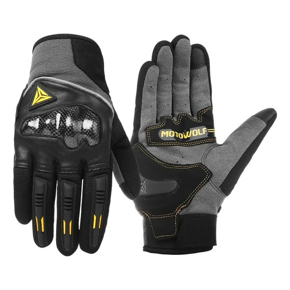 Guantes Moto Proteccion Motowolf Premium 0333 Motocicleta Talla XXL