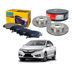  Kit Disco Pastilha Freio Dianteiro City 1.5 2015 A 2017