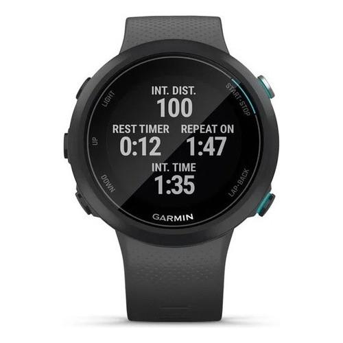 Reloj Garmin Swim 2 Con App De Deportes Integradas 1,04'' Color de la correa Negro Color del bisel Negro Color del fondo Negro