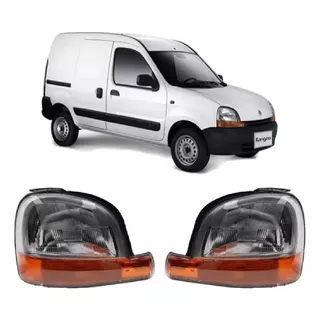 Juego De Opticas Renault Kangoo 99/05 Giro Ambar 