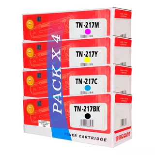 Toner Compatible Tn-217 X 4 Para Borther Hl-l3270cdw/ L3750