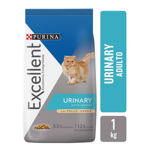 Alimento Gatos Balanceado Purina Excellent Urinary 1 Kg