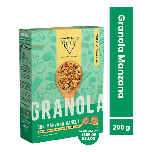 Granola Soul Manzana Canela 200 G - Wildfoods