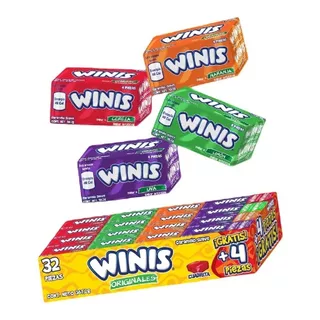 Winis Chicloso Minis Originales Caramelo - g a $89