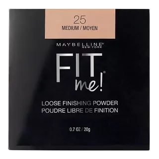 Fit Me! Loose Powder Fair Maybelline 20g Maquillaje En Polvo Color 25 Medium