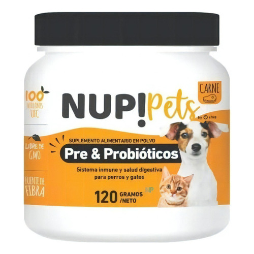 Nup! Pets Suplemento Pre & Probióticos Perro Y Gato 