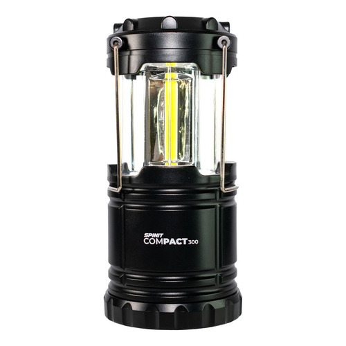 Farol Spinit Compact 300 Lumens Luz Emergencia Camping Color Negro