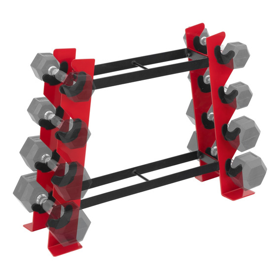 Rack Mancuernas Gym Altera Pesa Rusa Mancuerna Hexagonal