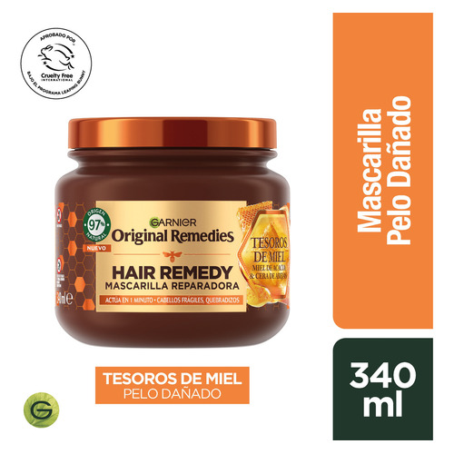 Crema De Tratamiento Tesoros Miel 300 Ml Original Remedies