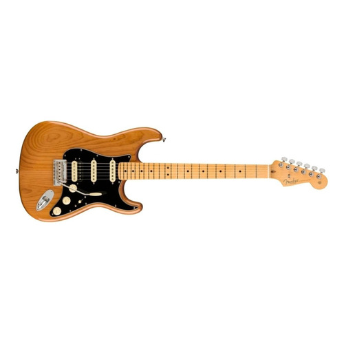 Guitarra eléctrica Fender American Professional II Stratocaster HSS de pino roasted pine brillante con diapasón de arce