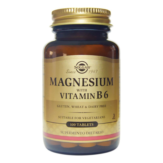 Magnesium Vitamina B6 Solgar X 100 Tabletas