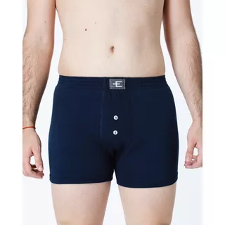 Boxer Hombre Algodón Liso Con Botones Eyelit 395