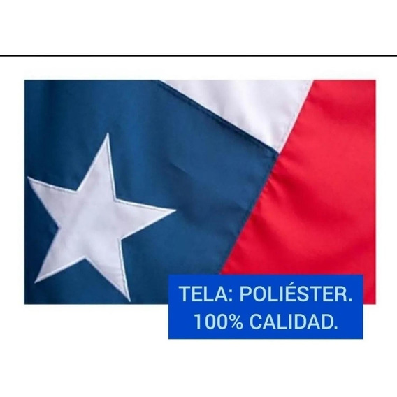Bandera Chilena 100 X 150 Excelente Calidad / Factura