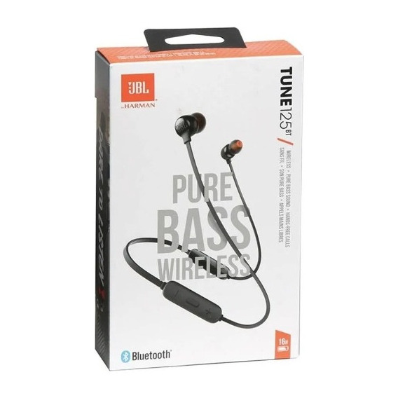 Auriculares Intraurales Jbl Tune110bt Bluetooth, Color Negro