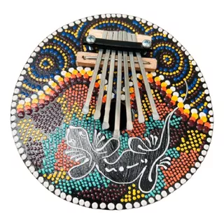 Kalimba Instrumento Viento Coco Artesnal Importado Indonesia