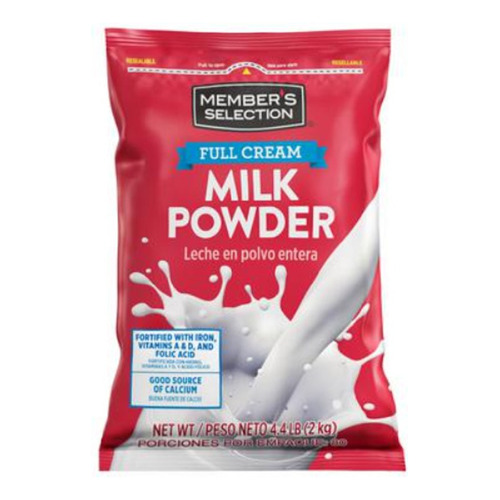 Leche en polvo Completa & Fortificada 2kg 4.4lb