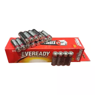 Cajas Doble Aa Eveready Total 100 Unidades