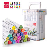 Marcador Sketch Deli Doble Punta X 24 Colores