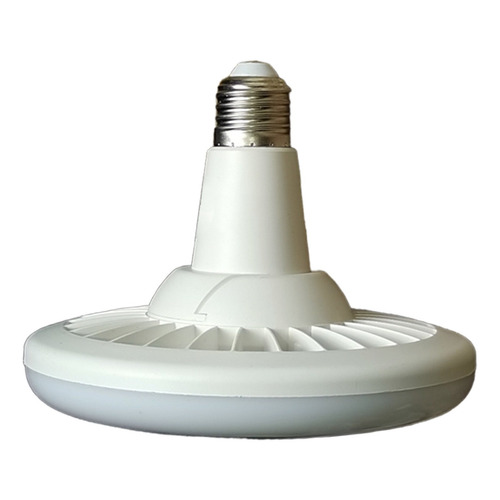 Foco Led Plano 50w Tipo Ufo Socket Normal E27 Multivoltaje Luz Luz Blanca Fria 6500k