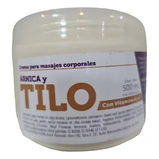 Crema Masajes Las Claras Con Arnica Y Tilo 500ml