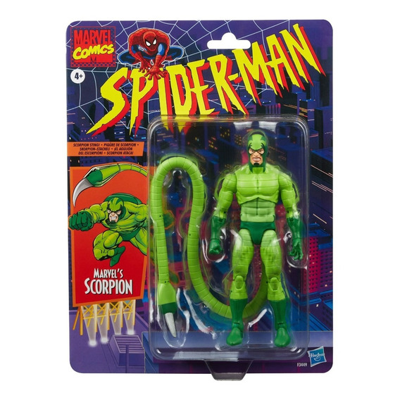 Scorpion  Spider-man Retro Marvel Legends - 6 Pulgadas