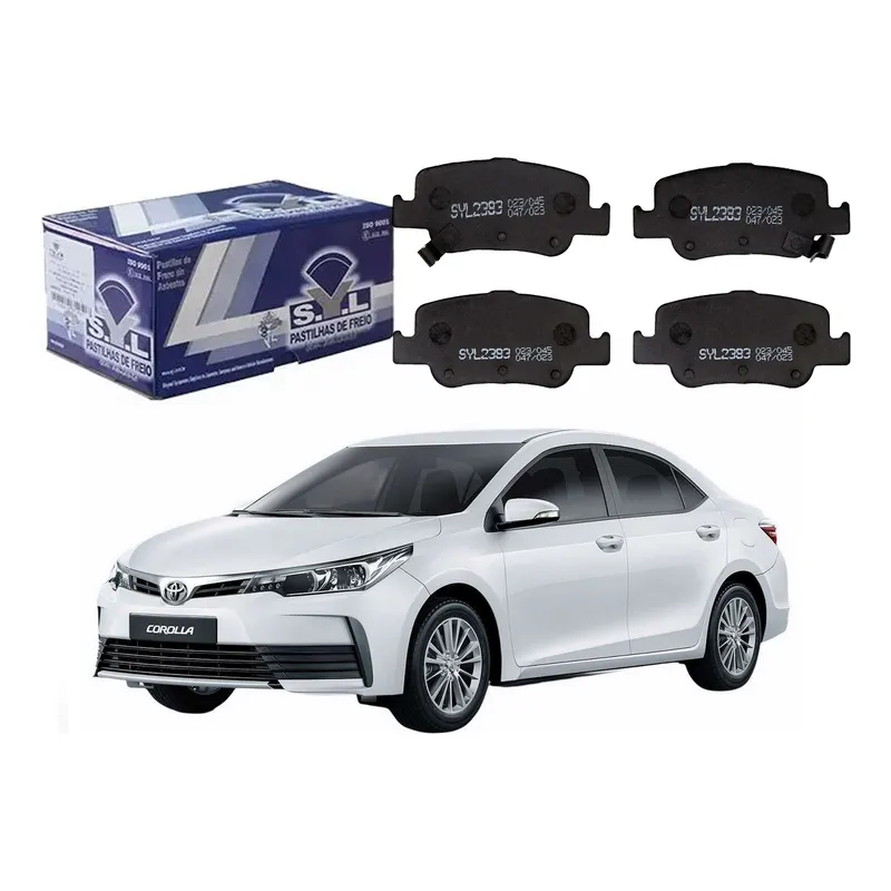 Pastilha Freio Traseira Syl Corolla 1.8 2.0 2017 A 2019