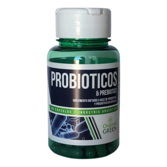 Probióticos & Prebiótico 30 Caps Original Green 